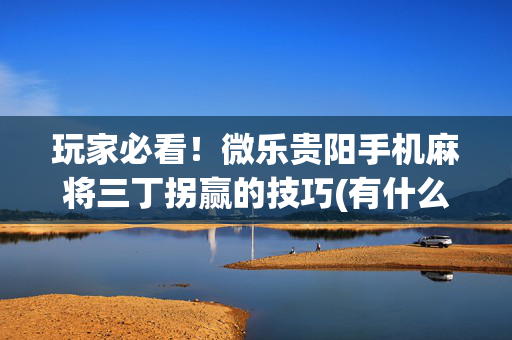 玩家必看！微乐贵阳手机麻将三丁拐赢的技巧(有什么赢的技巧)