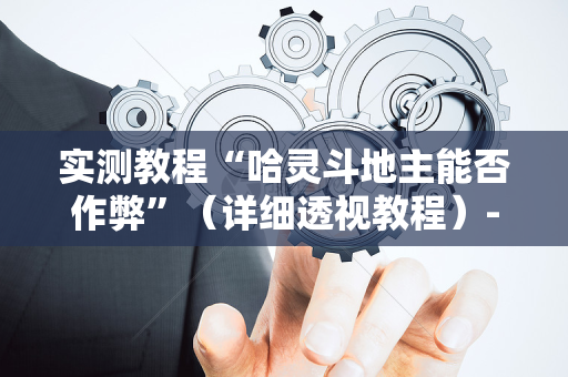 实测教程“哈灵斗地主能否作弊”（详细透视教程）-哔哩哔哩
