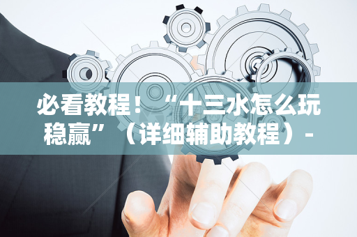 必看教程！“十三水怎么玩稳赢”（详细辅助教程）-哔哩哔哩