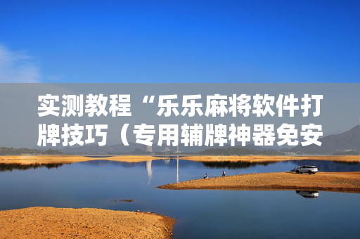 实测教程“乐乐麻将软件打牌技巧（专用辅牌神器免安装）