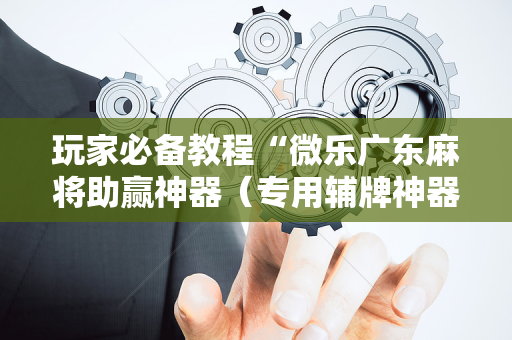 玩家必备教程“微乐广东麻将助赢神器（专用辅牌神器免安装）