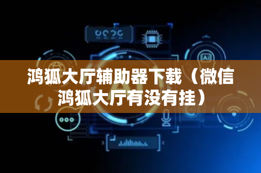 鸿狐大厅辅助器下载（微信鸿狐大厅有没有挂）