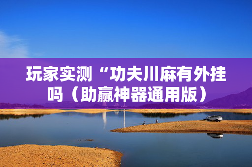 玩家实测“功夫川麻有外挂吗（助赢神器通用版）