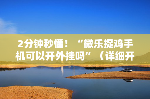 2分钟秒懂！“微乐捉鸡手机可以开外挂吗”（详细开挂教程）-哔哩哔哩