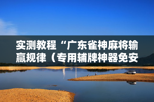 实测教程“广东雀神麻将输赢规律（专用辅牌神器免安装）