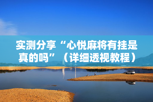 实测分享“心悦麻将有挂是真的吗”（详细透视教程）-哔哩哔哩