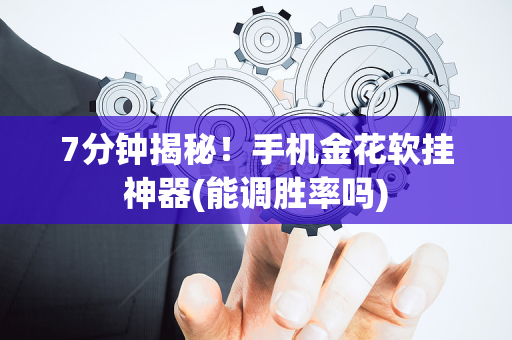 7分钟揭秘！手机金花软挂神器(能调胜率吗)
