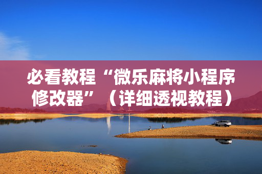 必看教程“微乐麻将小程序修改器”（详细透视教程）-哔哩哔哩