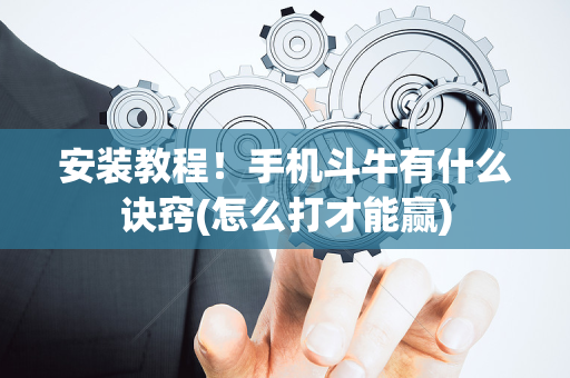 安装教程！手机斗牛有什么诀窍(怎么打才能赢)