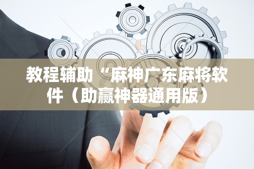 教程辅助“麻神广东麻将软件（助赢神器通用版）