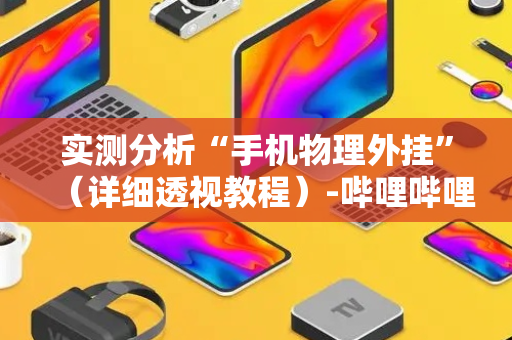 实测分析“手机物理外挂”（详细透视教程）-哔哩哔哩