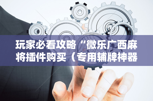 玩家必看攻略“微乐广西麻将插件购买（专用辅牌神器免安装）
