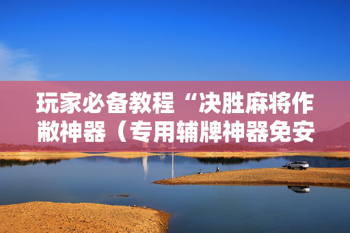 玩家必备教程“决胜麻将作敝神器（专用辅牌神器免安装）