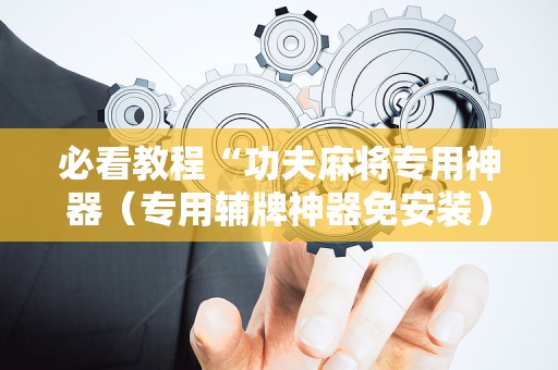 必看教程“功夫麻将专用神器（专用辅牌神器免安装）