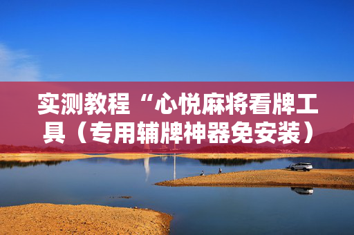实测教程“心悦麻将看牌工具（专用辅牌神器免安装）
