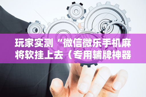 玩家实测“微信微乐手机麻将软挂上去（专用辅牌神器免安装）