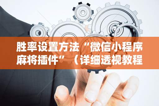 胜率设置方法“微信小程序麻将插件”（详细透视教程）-哔哩哔哩