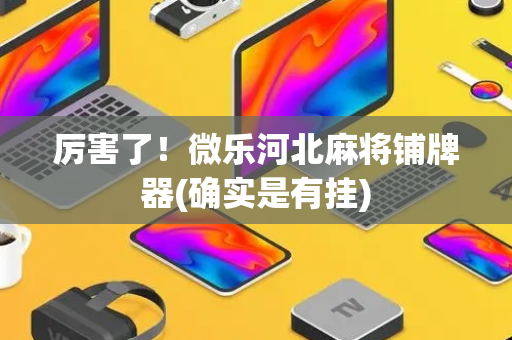 厉害了！微乐河北麻将铺牌器(确实是有挂)
