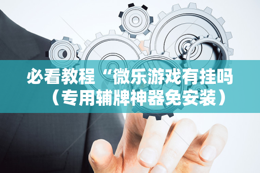 必看教程“微乐游戏有挂吗（专用辅牌神器免安装）