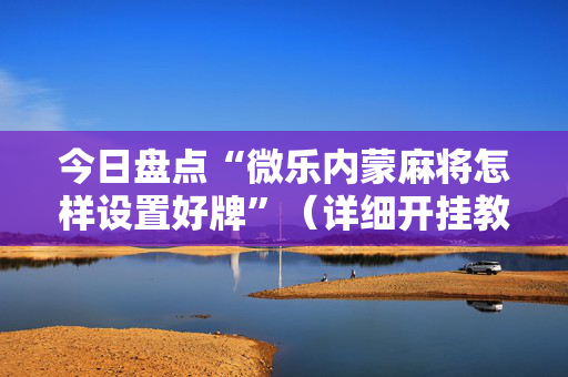 今日盘点“微乐内蒙麻将怎样设置好牌”（详细开挂教程）-哔哩哔哩