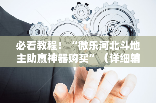 必看教程！“微乐河北斗地主助赢神器购买”（详细辅助教程）-哔哩哔哩