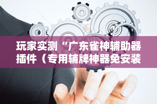 玩家实测“广东雀神辅助器插件（专用辅牌神器免安装）