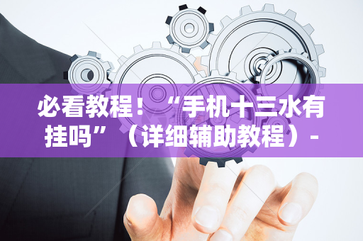 必看教程！“手机十三水有挂吗”（详细辅助教程）-哔哩哔哩