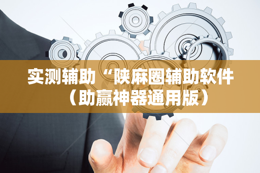 实测辅助“陕麻圈辅助软件（助赢神器通用版）