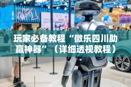 玩家必备教程“微乐四川助赢神器”（详细透视教程）-哔哩哔哩