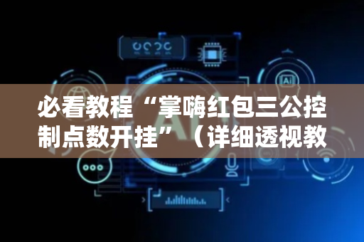 必看教程“掌嗨红包三公控制点数开挂”（详细透视教程）-哔哩哔哩