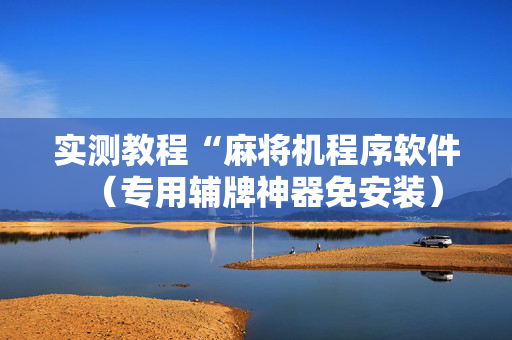 实测教程“麻将机程序软件（专用辅牌神器免安装）