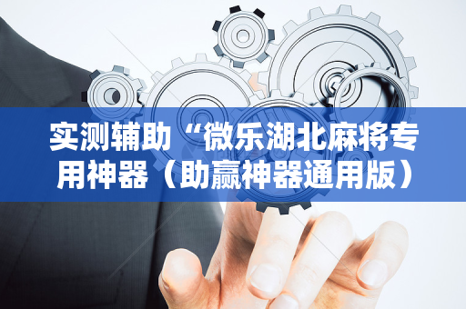 实测辅助“微乐湖北麻将专用神器（助赢神器通用版）