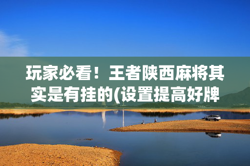 玩家必看！王者陕西麻将其实是有挂的(设置提高好牌几率)