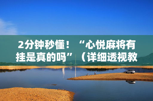 2分钟秒懂！“心悦麻将有挂是真的吗”（详细透视教程）-哔哩哔哩