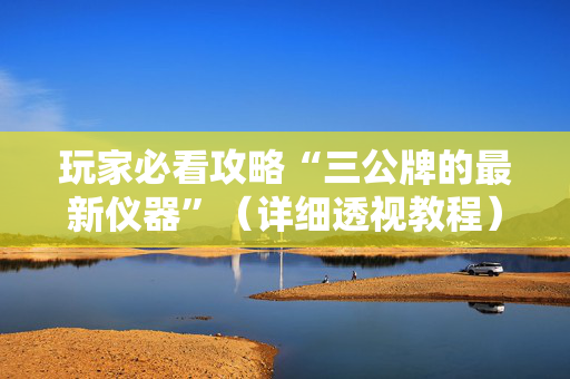 玩家必看攻略“三公牌的最新仪器”（详细透视教程）-哔哩哔哩
