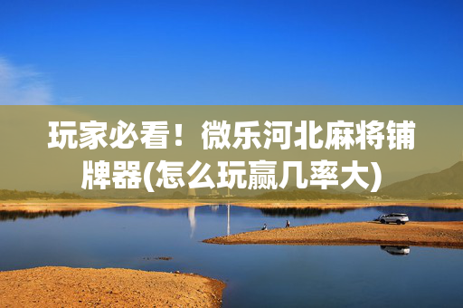 玩家必看！微乐河北麻将铺牌器(怎么玩赢几率大)