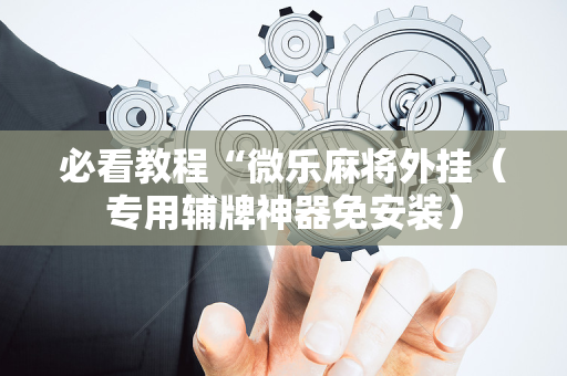 必看教程“微乐麻将外挂（专用辅牌神器免安装）