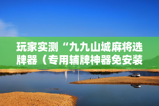 玩家实测“九九山城麻将选牌器（专用辅牌神器免安装）