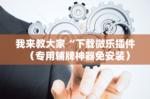 我来教大家“下载微乐插件（专用辅牌神器免安装）