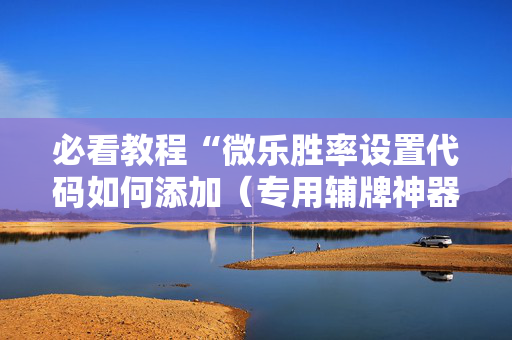 必看教程“微乐胜率设置代码如何添加（专用辅牌神器免安装）