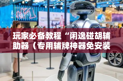 玩家必备教程“闲逸碰胡辅助器（专用辅牌神器免安装）