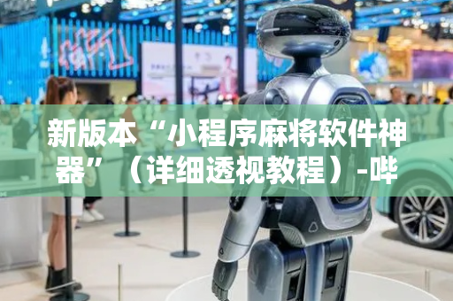 新版本“小程序麻将软件神器”（详细透视教程）-哔哩哔哩