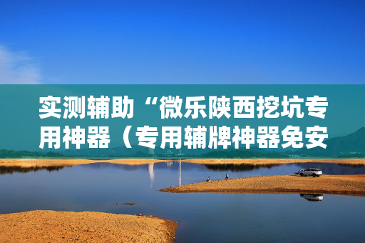 实测辅助“微乐陕西挖坑专用神器（专用辅牌神器免安装）