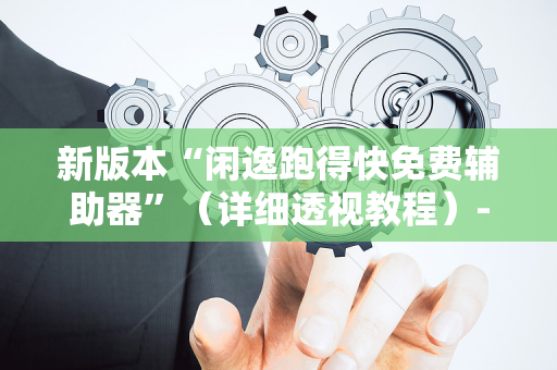 新版本“闲逸跑得快免费辅助器”（详细透视教程）-哔哩哔哩