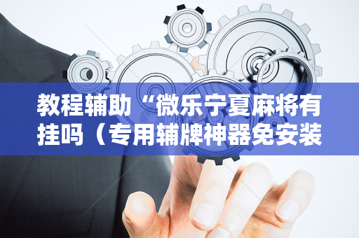 教程辅助“微乐宁夏麻将有挂吗（专用辅牌神器免安装）