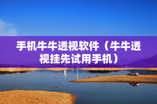 手机牛牛透视软件（牛牛透视挂先试用手机）