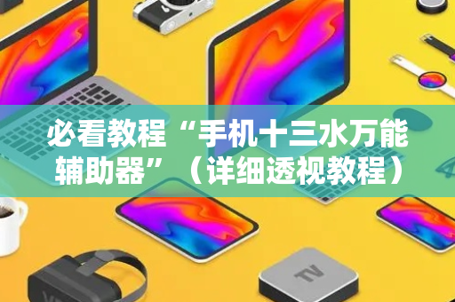 必看教程“手机十三水万能辅助器”（详细透视教程）-哔哩哔哩