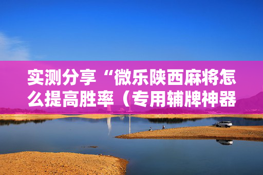 实测分享“微乐陕西麻将怎么提高胜率（专用辅牌神器免安装）