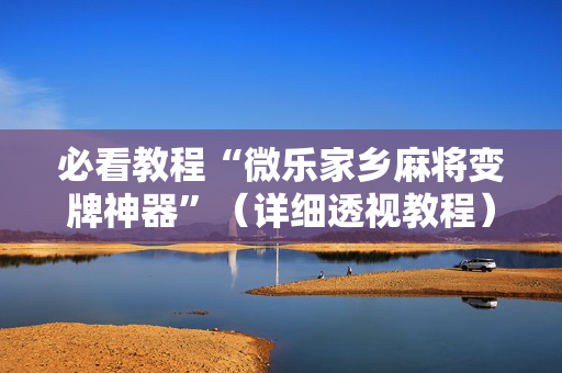 必看教程“微乐家乡麻将变牌神器”（详细透视教程）-哔哩哔哩