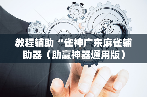 教程辅助“雀神广东麻雀辅助器（助赢神器通用版）
